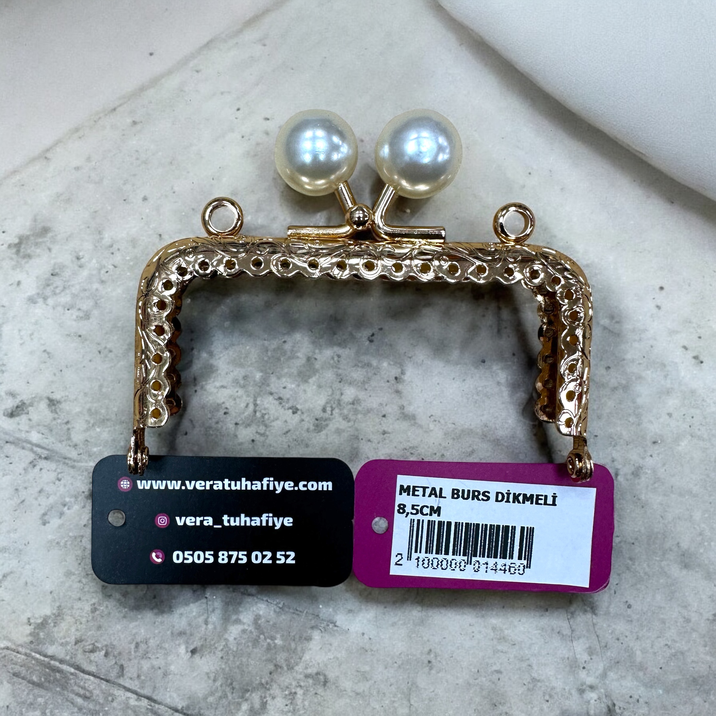 8.5 CM DİKMELİ BURS İNCİLİ